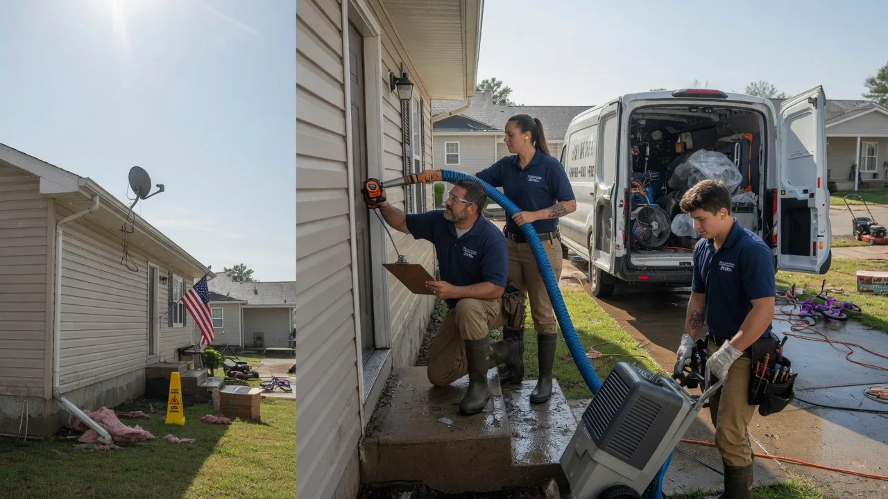 Ceiling Water Damage Restoration in Arkdale, WI near me